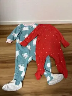 Carter’s Old navy 足付きロンパース　6-9ヶ月 ハート　女の子のサムネイル