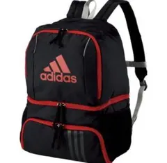 adidas アディダス ボールバッグ リュック ブラック レッド