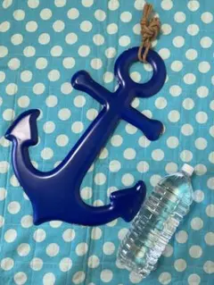 特大サイズ　マリンイカリオブジェ　カリフォルニアサーフアイアンオブジェ