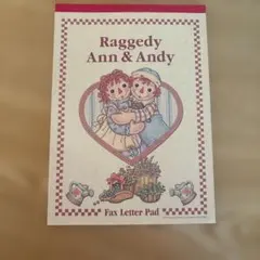 Raggedy Ann & Andy Fax Letter Padのサムネイル