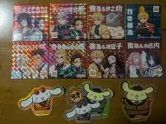 鬼滅の刃 サンリオキャラクターズ　×コジマ　ホログラムシール 11枚