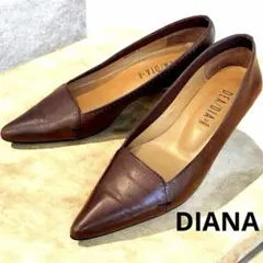 値下げ vintage DIANA ダイアナ ポインテッドトゥ パンプス 25のサムネイル