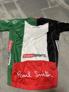 【未使用】カステリ×ポールスミス　サイクルジャージ　Ｌ　タグ付き 未使用】カステリ×ポールスミス サイクルジャージ L タグ付き