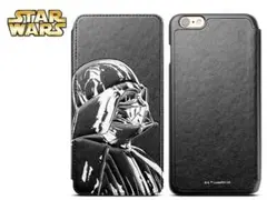 iPhone 6 Plus 手帳型ケース　スターウォーズ　ダースベイダー　黒