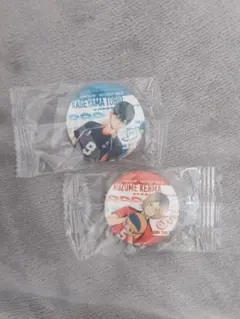 ハイキュー!! 孤爪研磨 影山飛雄　缶バッジ くら寿司