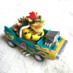 美品❀クッパ プルバックカー レア フィギュア　アメ車　レトロ　任天堂　2008
