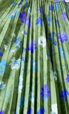 再お値下げ‼️限定色！Mila Owen 花柄 アシメ ヘムプリーツスカート