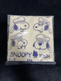 新品・未使用　スヌーピータウン　横浜　トリコロール　ミニエコバッグ