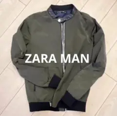 ZARA MAN MA-1スタイルジャケット オリーブ色