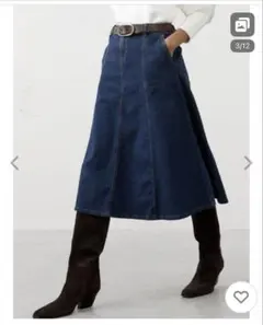 新品⭐︎BANANA REPUBLIC デニム フレアスカート　0サイズ