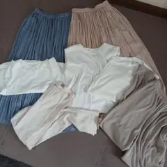 レディース ノースリーブ ロングスカート パンツ まとめ売り ７点