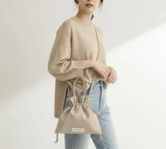 新品 未使用 jouet ジョエット ショルダーバッグ 巾着 2way 手提げのサムネイル