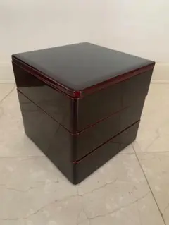 茶道具　黒漆塗り 禄高　蓋付き箱 八角形 漆器 菓子箱　懐石道具　弁当箱　五段重 茶道具 黒漆塗り 禄高 蓋付き箱 八角形 漆器 菓子箱 懐石道具 弁当箱