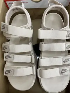 NIKE モアテン サンダル ホワイト 29センチ箱無し - メルカリ
