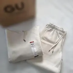 【専用】今季　GU ヘビーウェイトスウェットセットアップ（パーカーとパンツ）　L