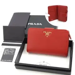 ✨Sランク・箱保証書付き✨ PRADA 長財布 ミディアム サフィアーノ