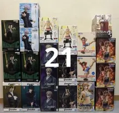 呪術廻戦 ワンピース キングダム フィギュア まとめ売り 【21体セット