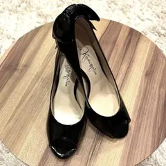希少✨GINZA Kanematsu 銀座かねまつ パンプス ブラック 22.5