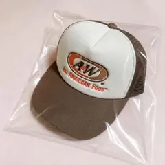 【新品未使用】エンダー A&W メッシュ キャップ ブラウン 茶