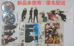 呪術廻戦　グッズまとめ　シール　缶バッジ　ブロマイド　計9点