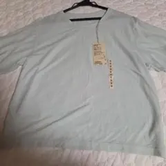 無印良品 クルーネック半袖Tシャツ ライトブルー Sのサムネイル