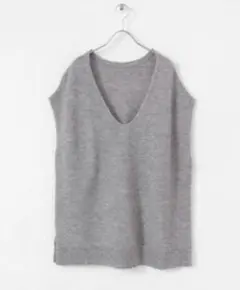 ITEMS URBAN RESEARCH アンゴラタッチユルVニットベスト 半袖