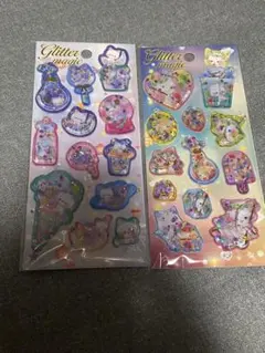 【新品未使用】ウォーターシール　シャカシャカ　スイーツ　ネコ　クローバー　月