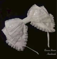 ロリータ リボン カチューシャ フリル ヘッドドレス 地雷系 量産型 コスプレ