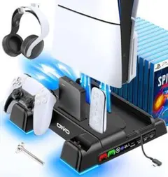 【PS5/PS5 Slim/PS5 Pro対応】新型PS5 縦置き 冷却☆★☆彡