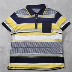 【美品】Chris Montez クリスモンテス ボーダー ポロシャツ 2 M