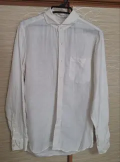 COMME CA MEN ホワイト 長袖シャツ M