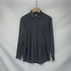 agnes b. アニエスベー ダークグレー 長袖シャツ サイズ2 日本製