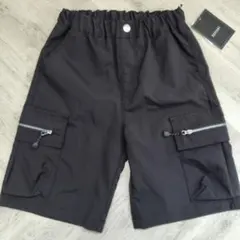 新品未使用 ハーフパンツ ブラック 130