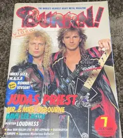 BURRN!! 1986年7月・ポスターカレンダー・LOUDNESS