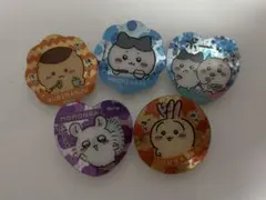 ちいかわ キラキラクリップ ハチワレ モモンガ うさぎ くりまんじゅう