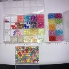❣️クリスマスセール❣️ビーズセット ミックス カラー 収納ケース&オマケ付