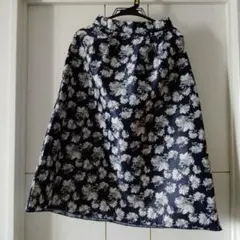 リバーシブルスカート紺とグレー