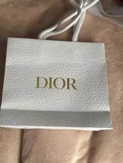 Dior ショップ袋 ホワイト 小型　ミニ　ショッパー