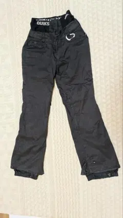 QUIKSILVER スノーボード　パンツ サイズS ブラック　スリム　メンズ