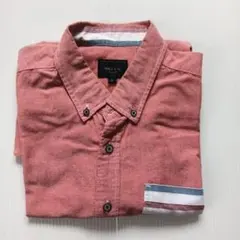MALE & Co. 半袖シャツ スリムフィット レッド L