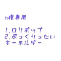 n様専用ですのサムネイル