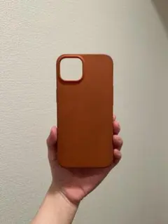 【無地良品】iPhone14用ケース オレンジ色のサムネイル