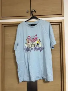 Rick and Morty 水色 Tシャツ