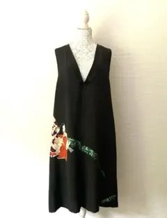 留袖 ジャンパスカート ワンピース 手書き友禅染め 正絹 214 夢 