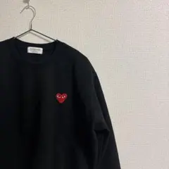 黒トレーナー　ハート
