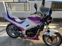 ホンダ カスタムバイク 紫/白のサムネイル