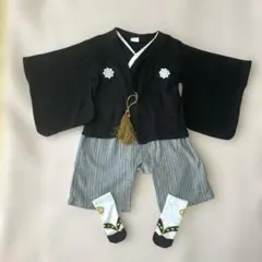 袴　ロンパース 80ソックス付き