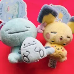 ポケモン pokemon マスコット ピチューとピカチュウ ウパーとヌオー