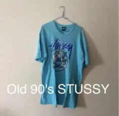 希少 old stussy Tシャツ 黒タグ XL レアサイズ レア物 90s