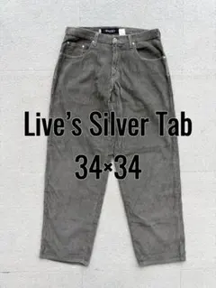Livi's Silver Tab Baggy コーデュロイパンツ 34×34
